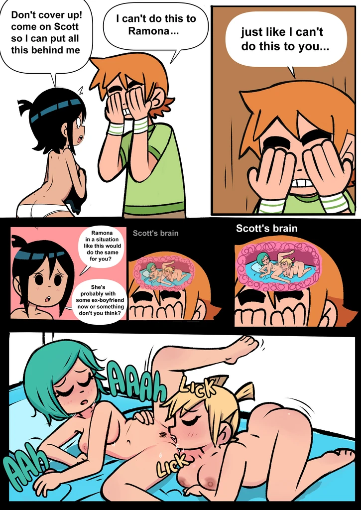 Scott Pilgrim Has a Job porn comic picture 22
