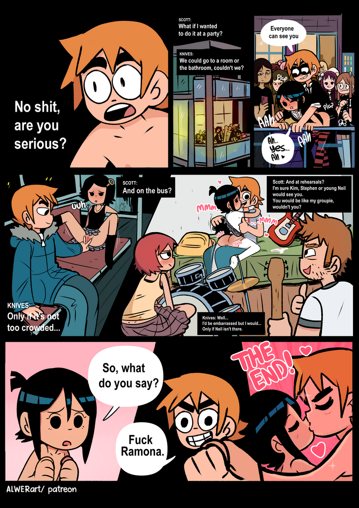Scott Pilgrim Has a Job porn comic picture 32