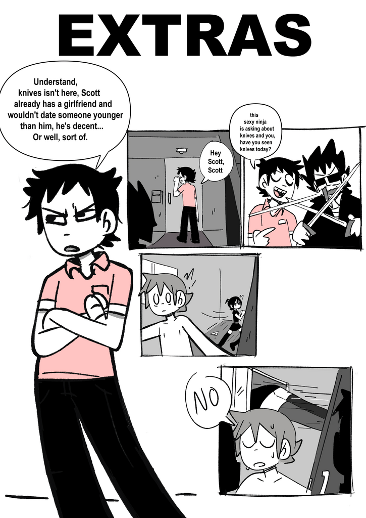 Scott Pilgrim Has a Job porn comic picture 33