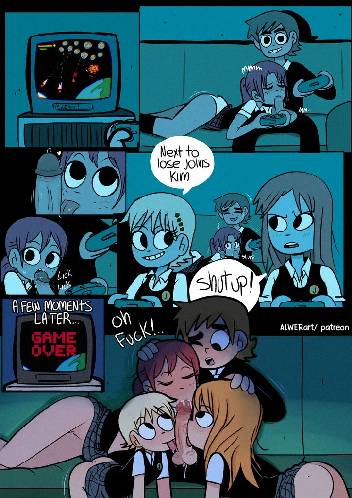 Scott Pilgrim Has a Job porn comic picture 35