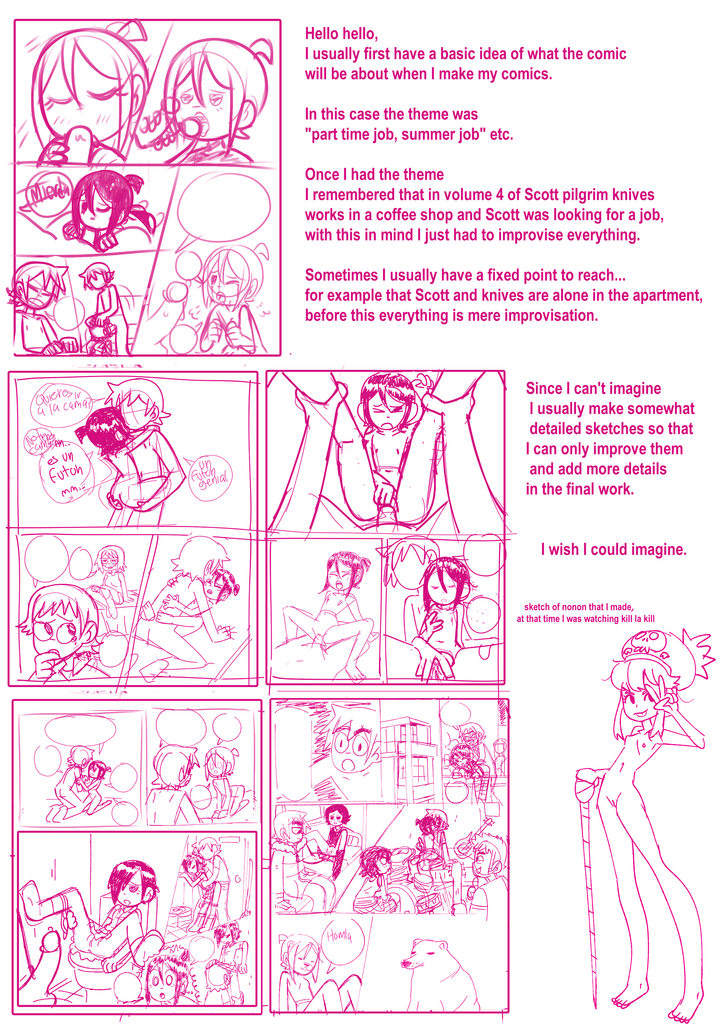 Scott Pilgrim Has a Job porn comic picture 44