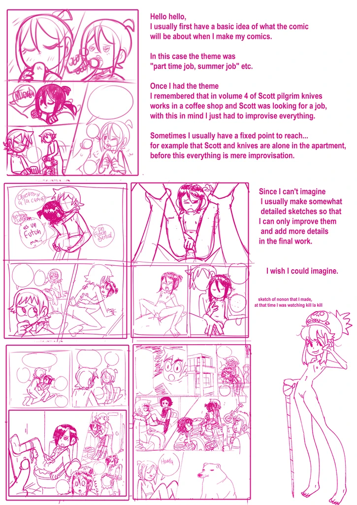 Scott Pilgrim Has a Job porn comic picture 44