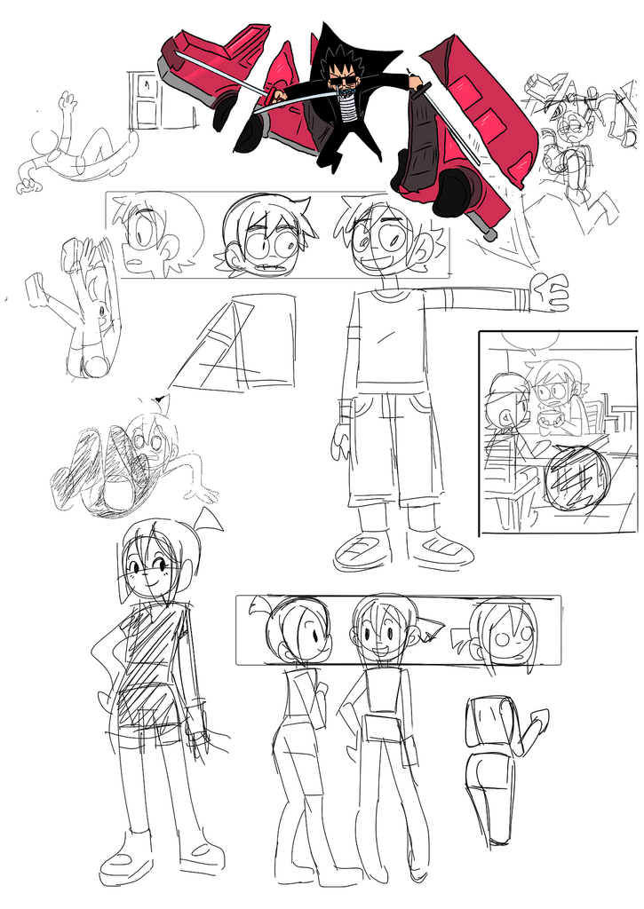 Scott Pilgrim Has a Job porn comic picture 46