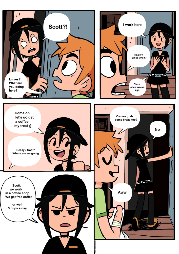 Scott Pilgrim Has a Job porn comic picture 7