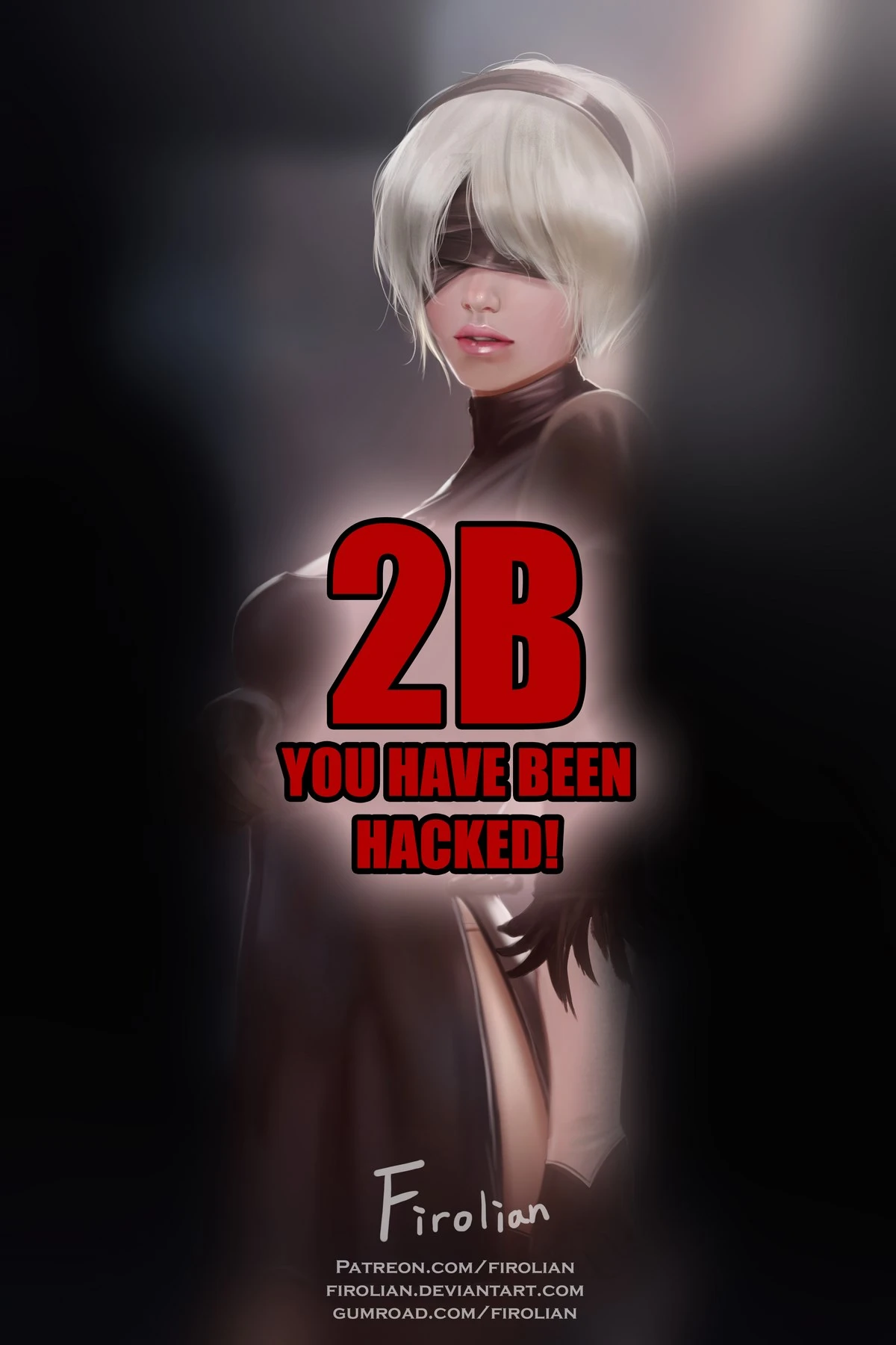 2B : YOU HAVE BEEN HACKED! porn comic picture 1