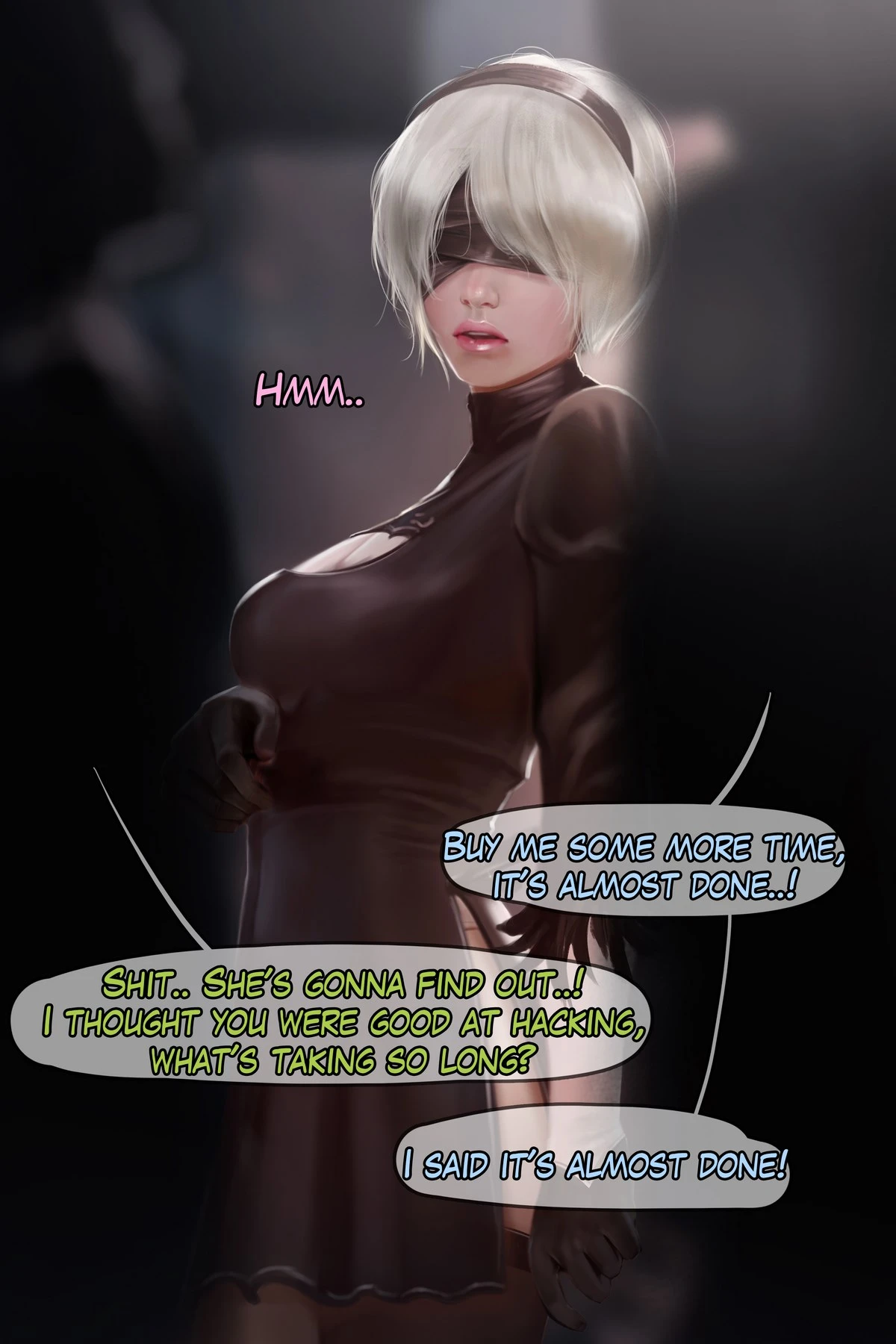 2B : YOU HAVE BEEN HACKED! porn comic picture 6