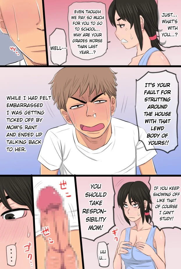 35-sai no Ore no Kaa-chan ga Seiteki Sugite Oni Tsurai!!!!! porn comic picture 8