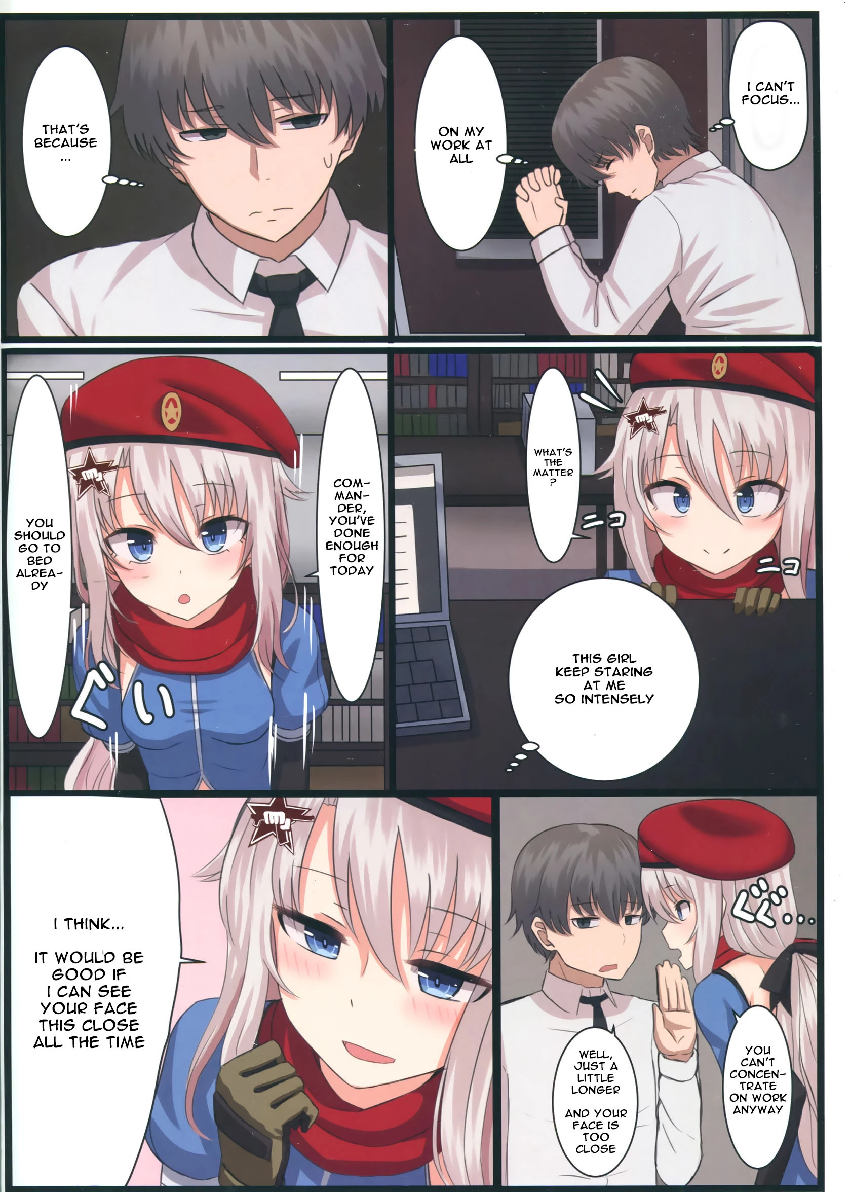9A-91 Wants to Do Naughty Things with Commander! porn comic picture 3