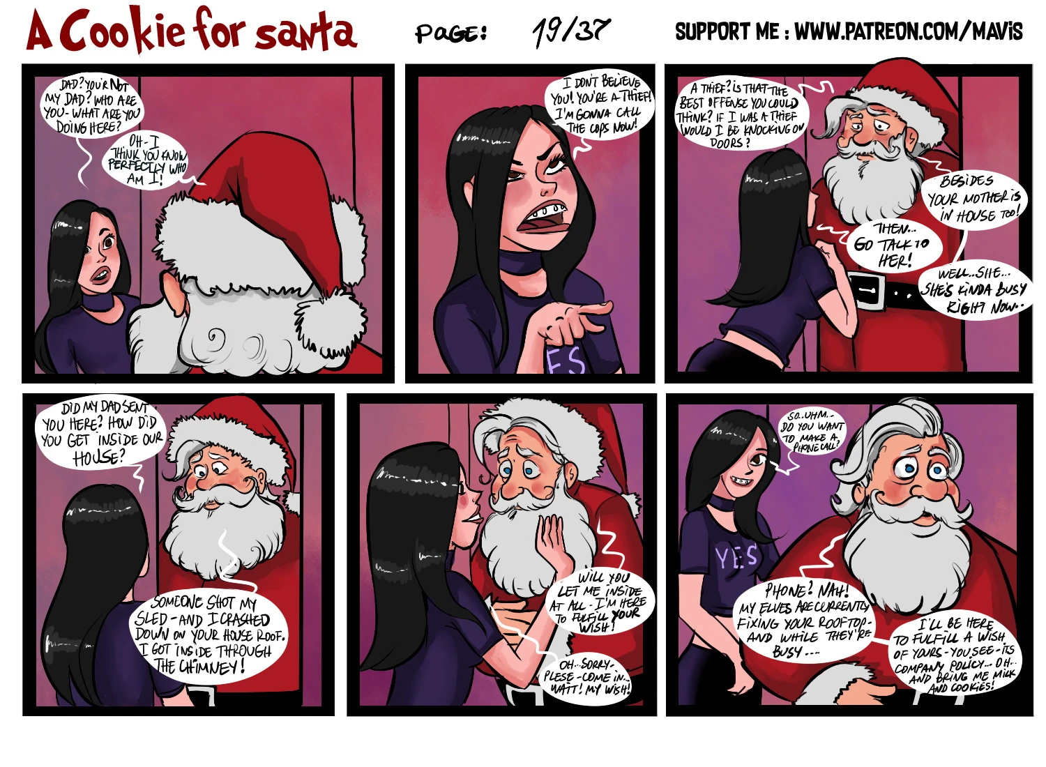A Cookie For Santa porn comic picture 15