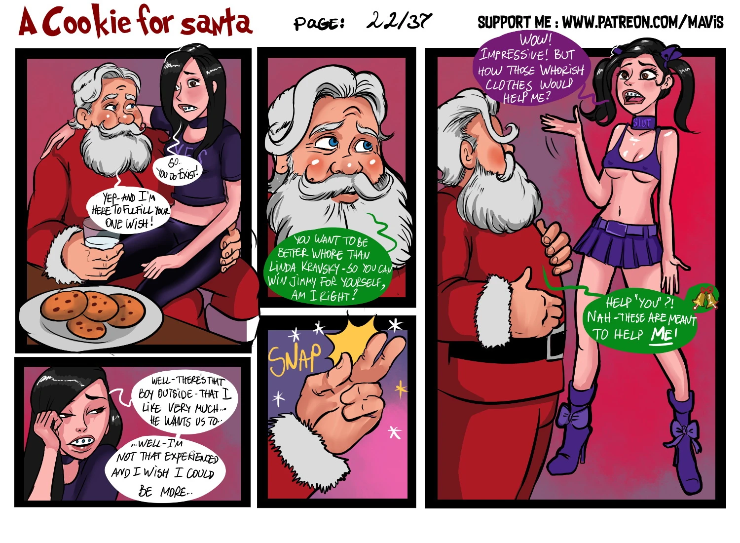 A Cookie For Santa porn comic picture 18