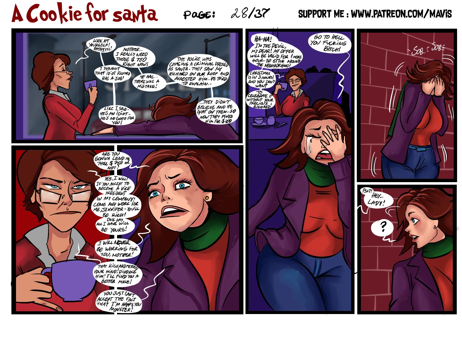 A Cookie For Santa porn comic picture 24