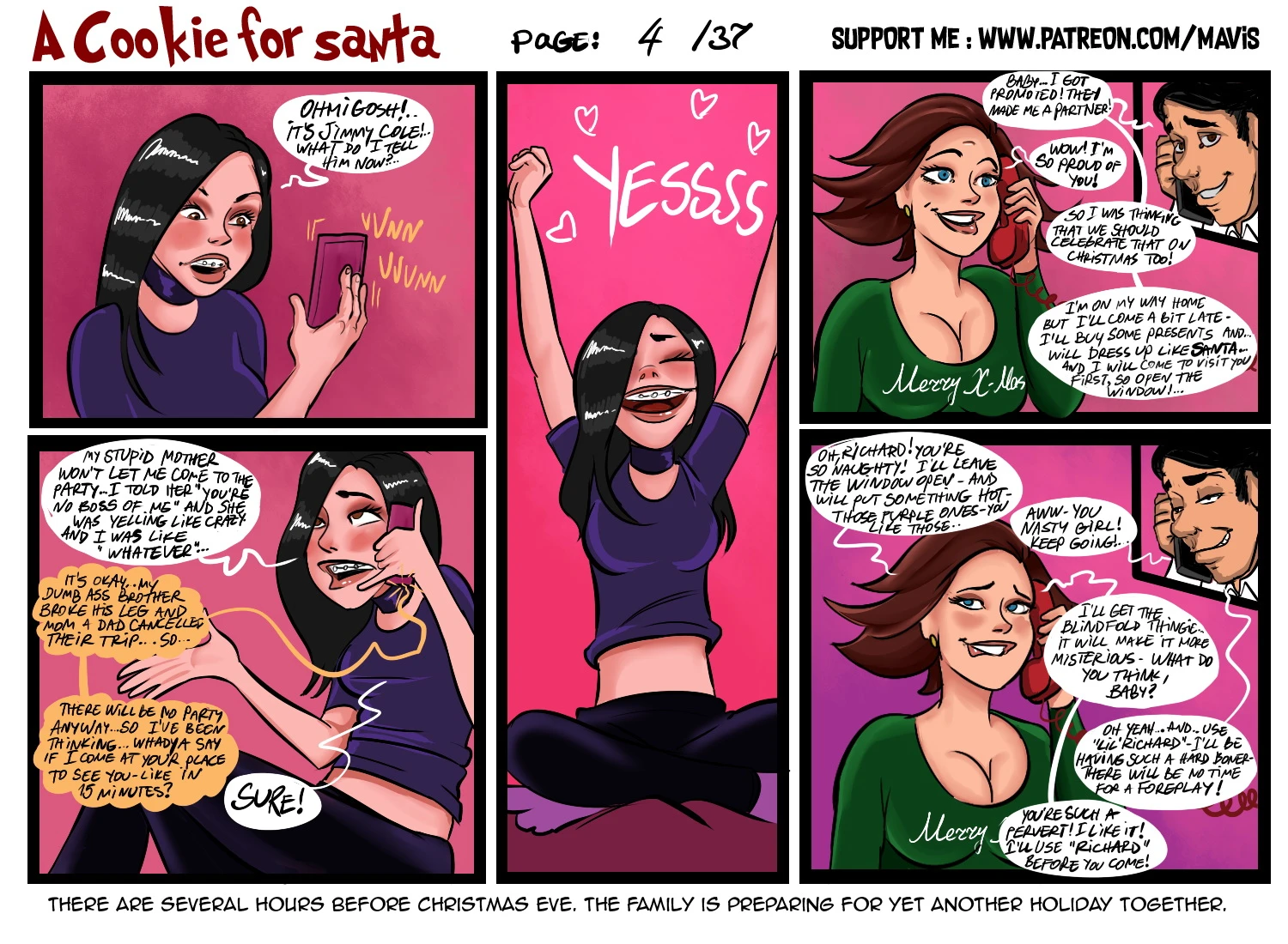 A Cookie For Santa porn comic picture 38