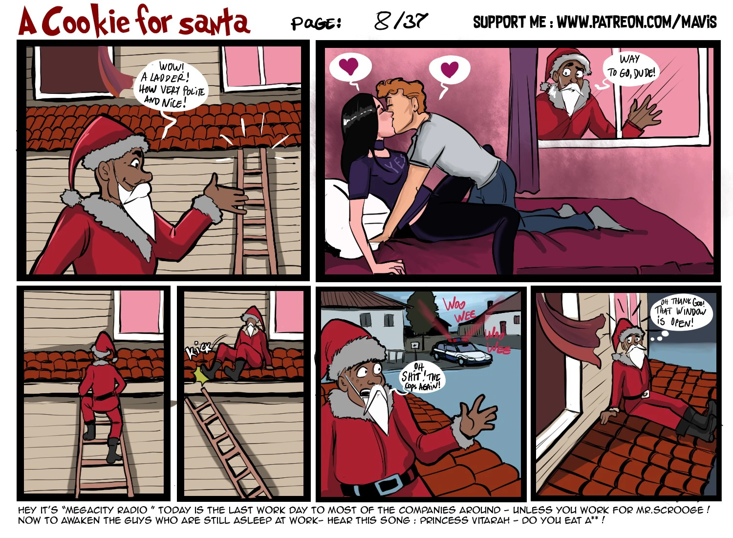 A Cookie For Santa porn comic picture 4