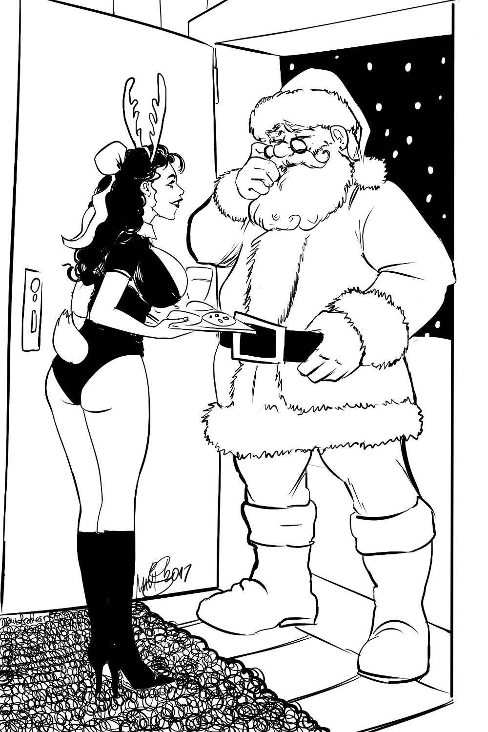 A Cookie For Santa porn comic picture 44