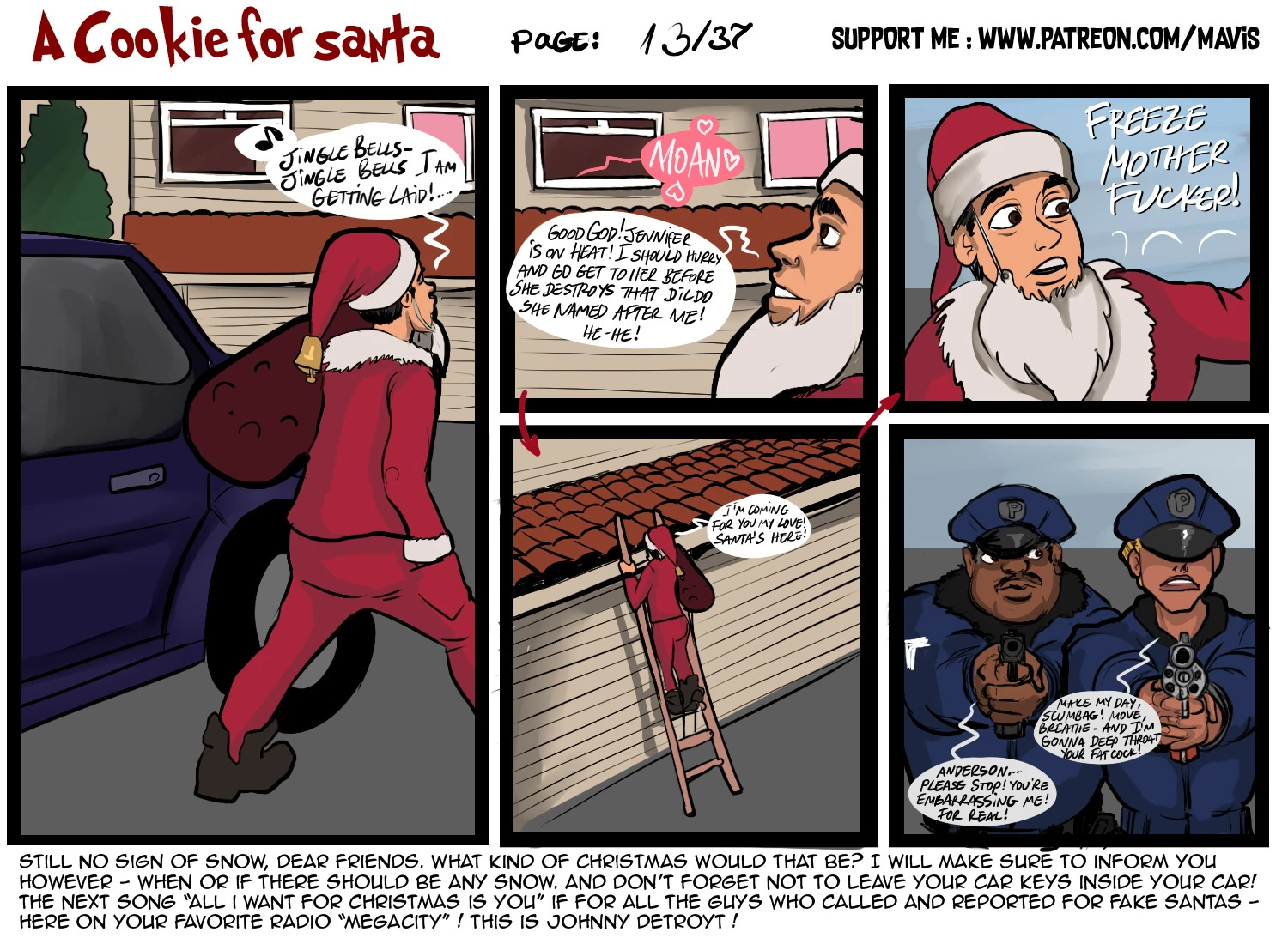 A Cookie For Santa porn comic picture 9
