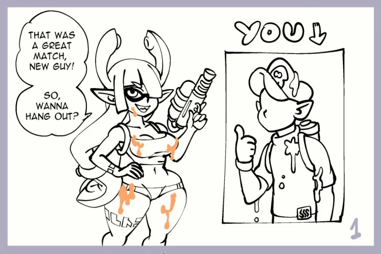 A Date With Squidna porn comic picture 1