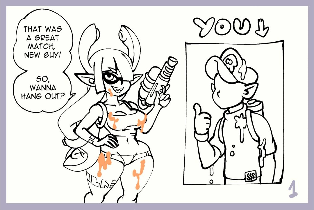 A Date With Squidna porn comic picture 1