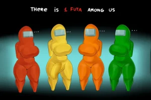 A Futa Among Us porn comic picture 1