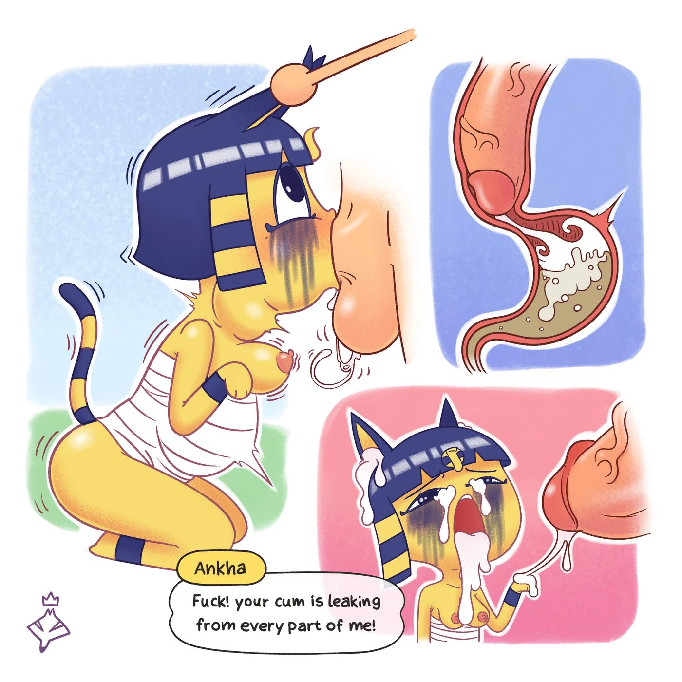 A gift for Ankha porn comic picture 4