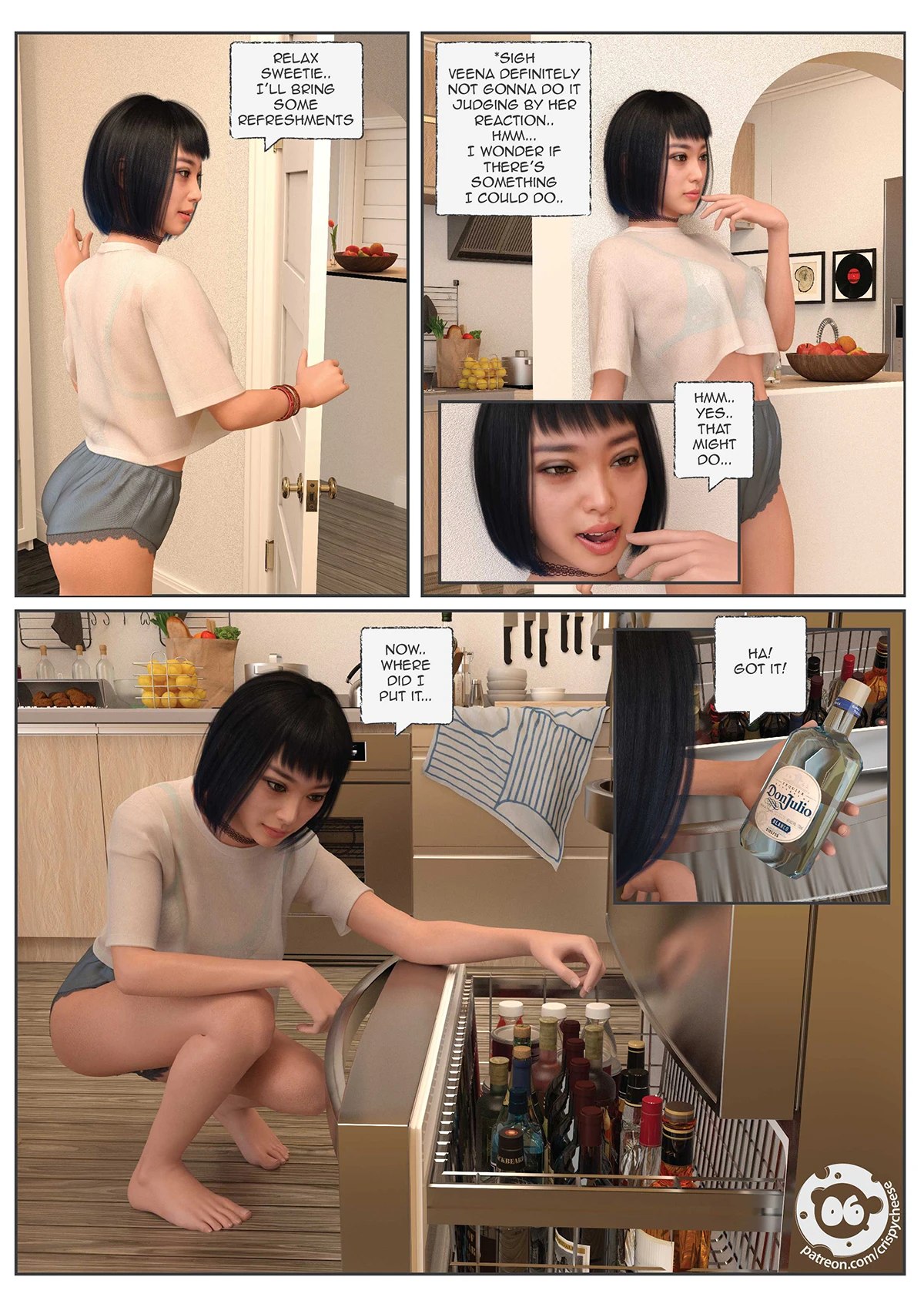 A Girl's Diary: Roommate porn comic picture 6