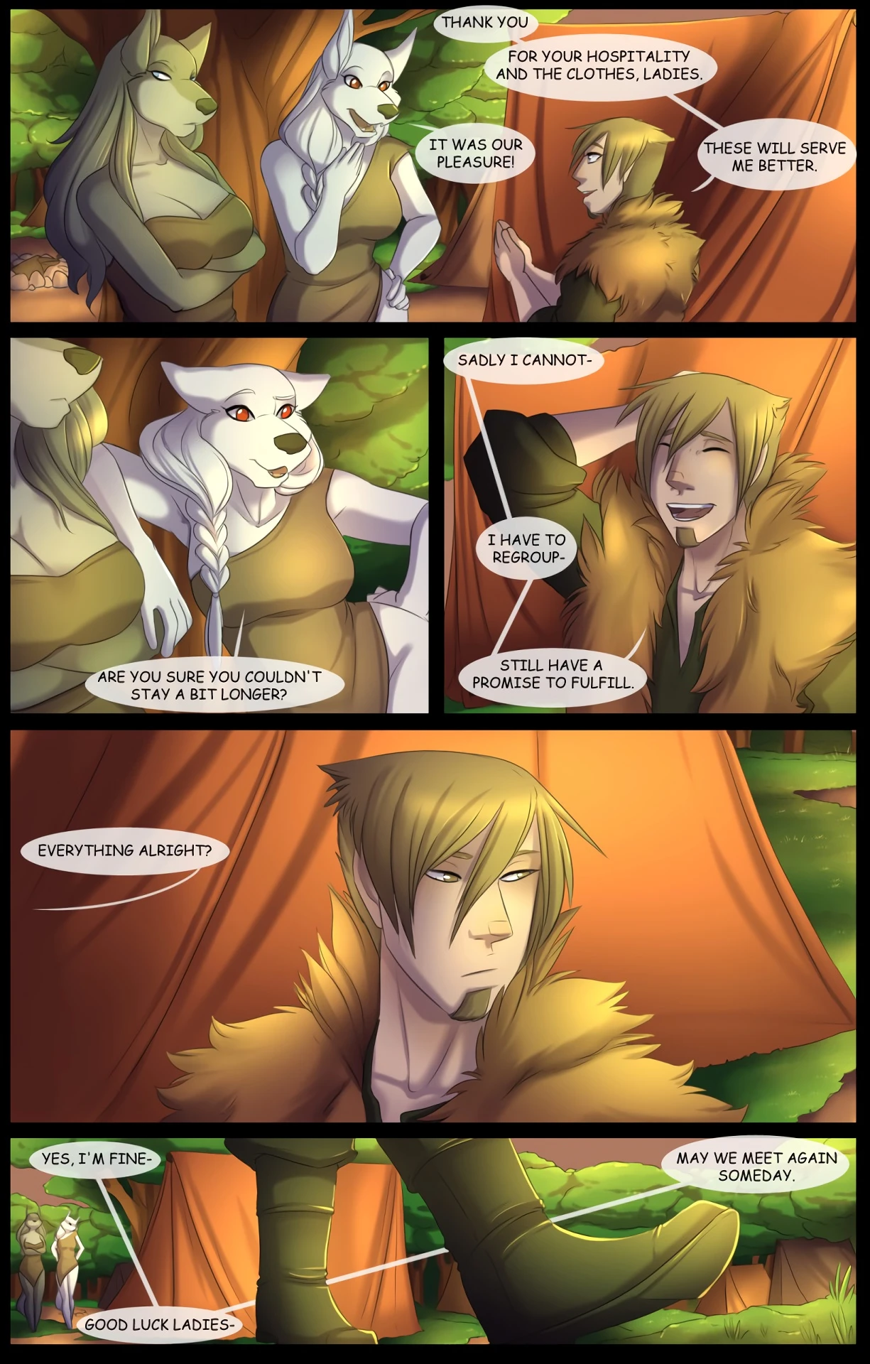 A Howl In The Woods porn comic picture 28