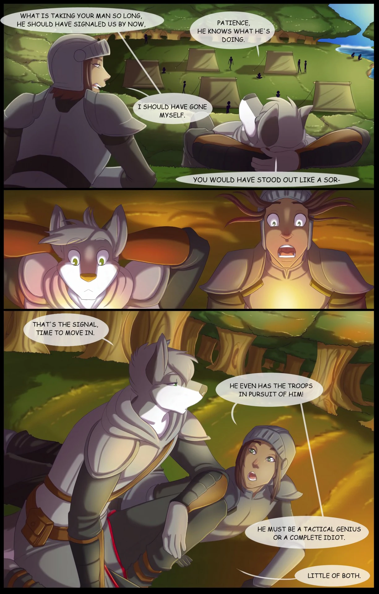 A Howl In The Woods porn comic picture 3