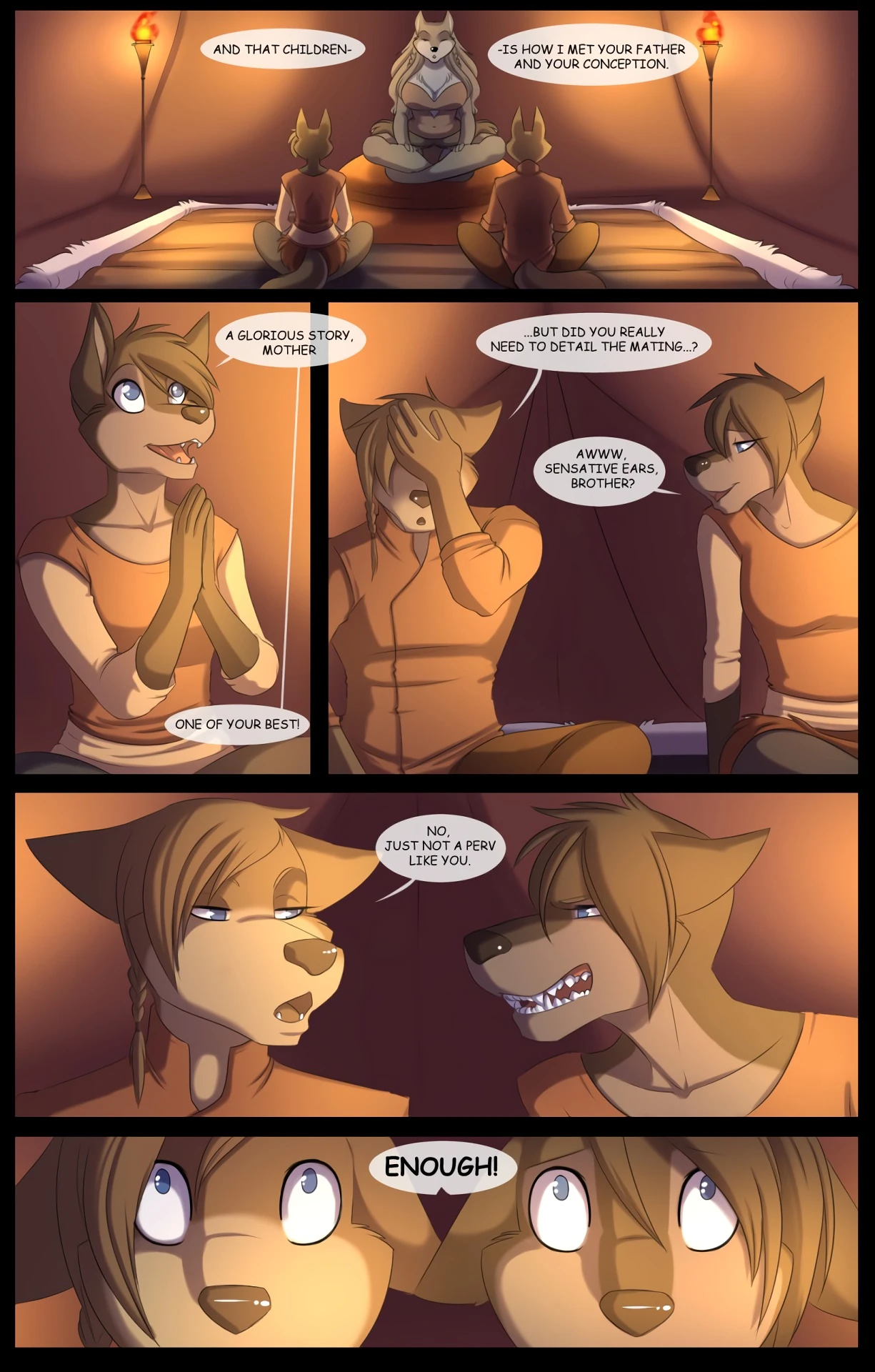 A Howl In The Woods porn comic picture 31