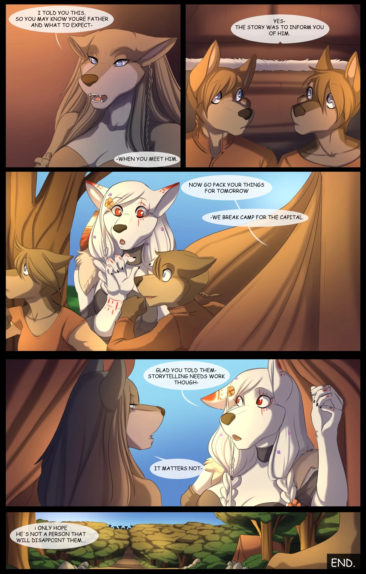 A Howl In The Woods porn comic picture 32