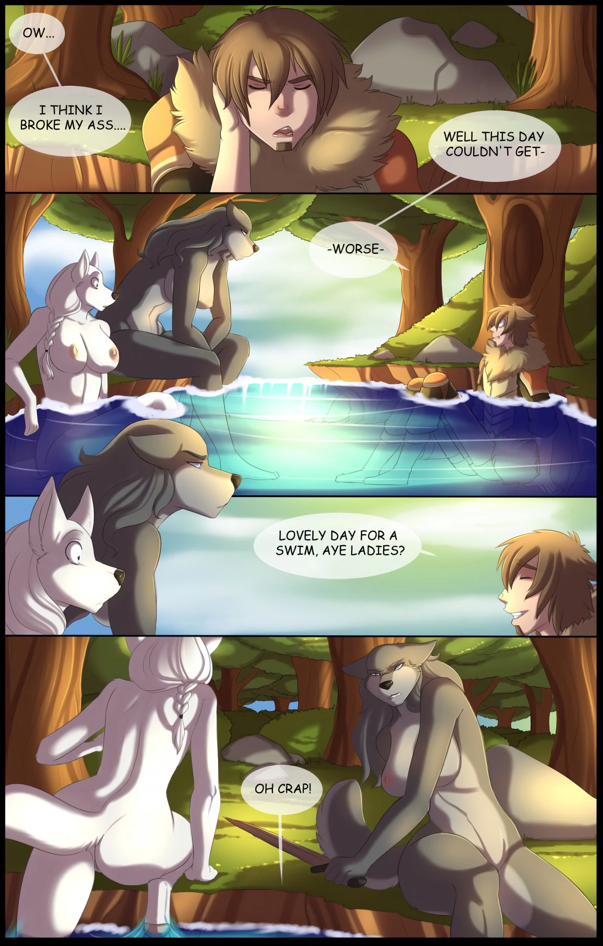 A Howl In The Woods porn comic picture 6