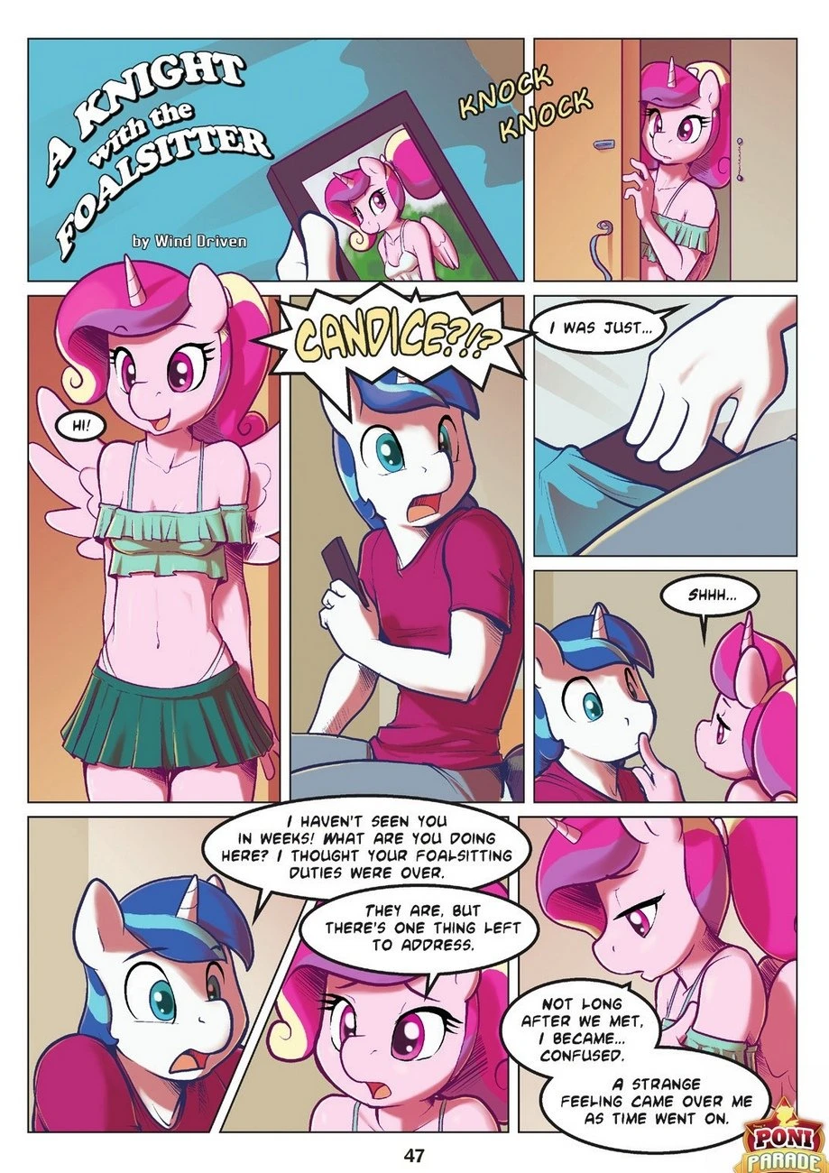 A knight with the foalsitter porn comic picture 1