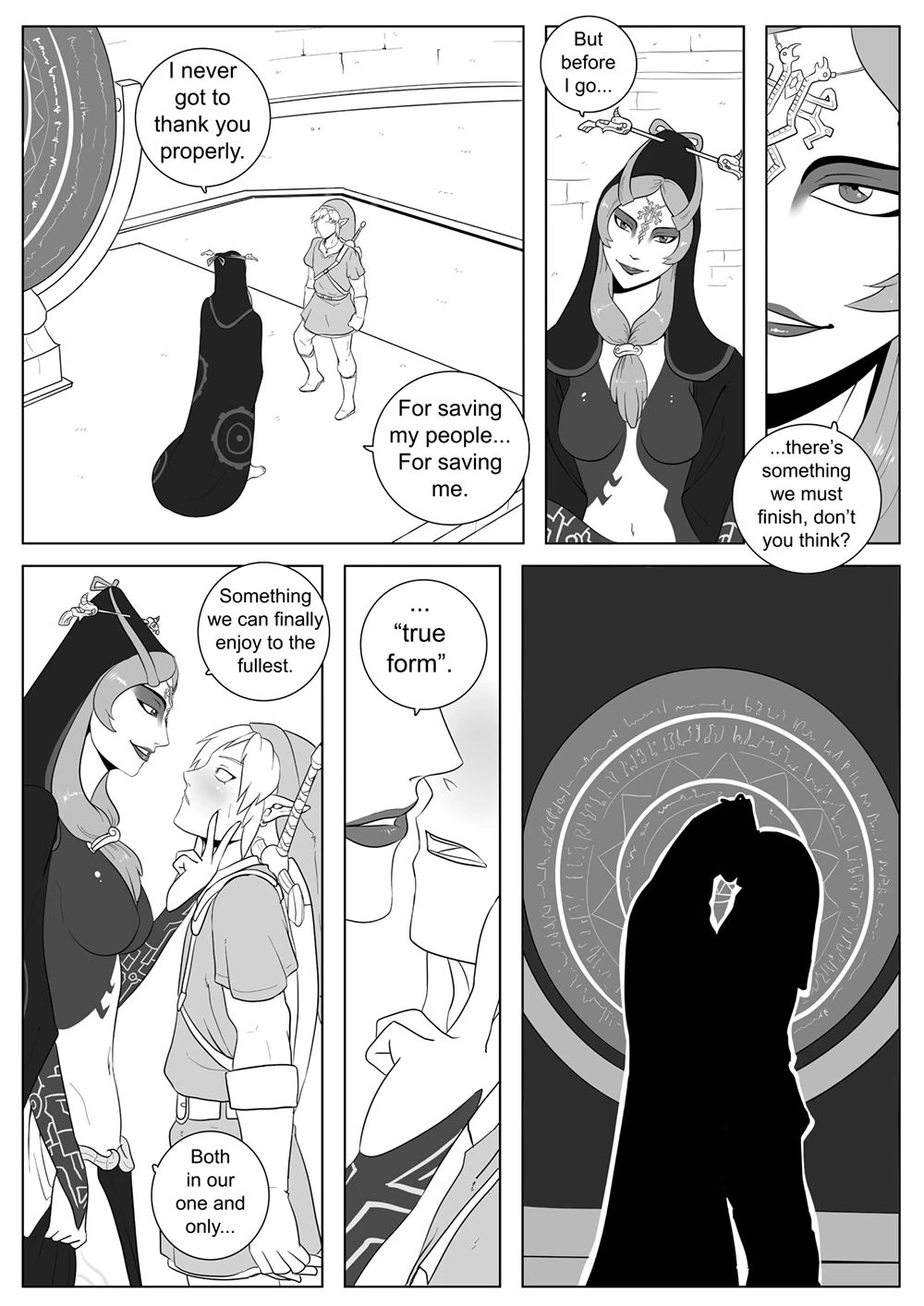A link between Girls 2 - Queen Midna porn comic picture 4