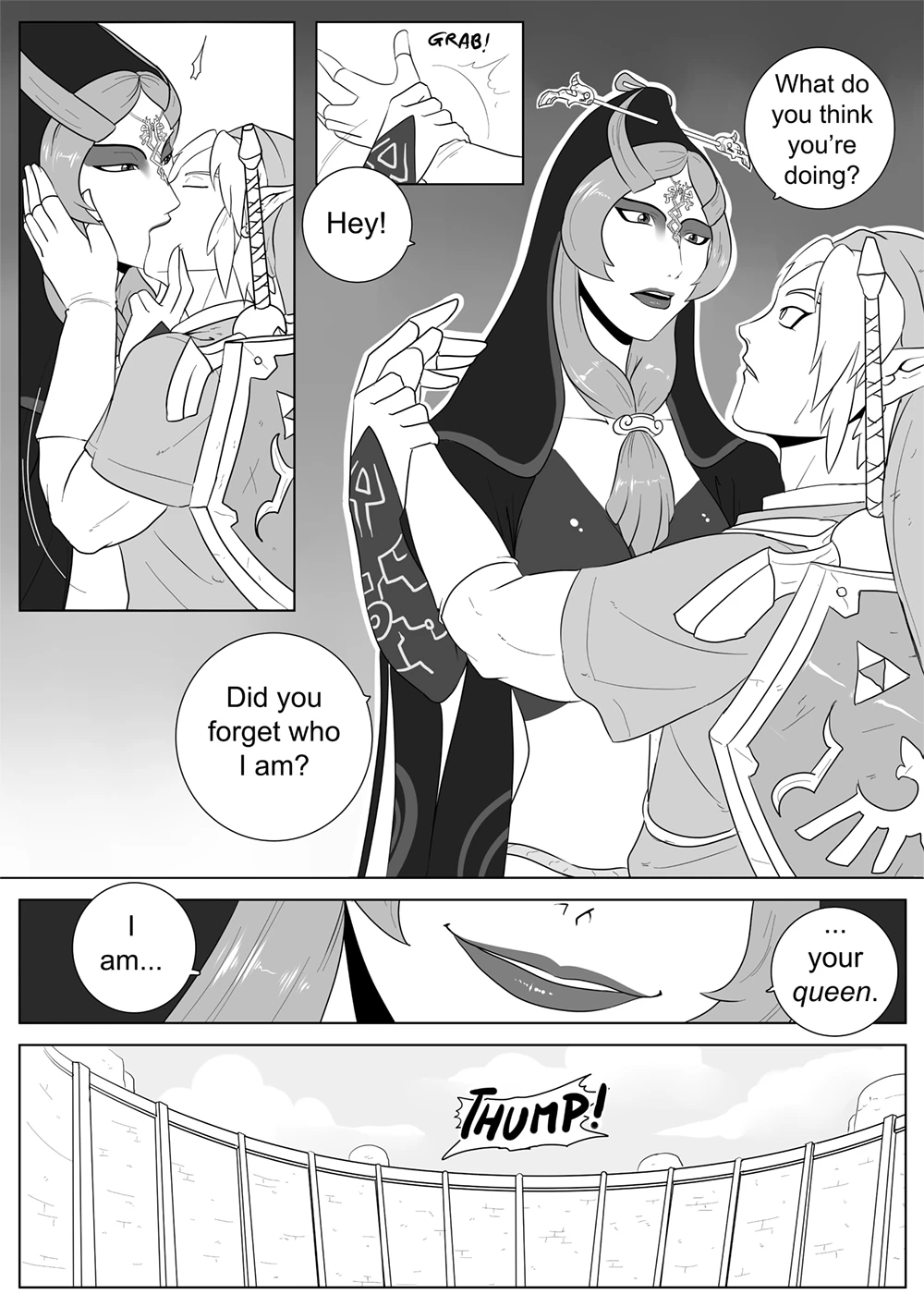A link between Girls 2 - Queen Midna porn comic picture 5