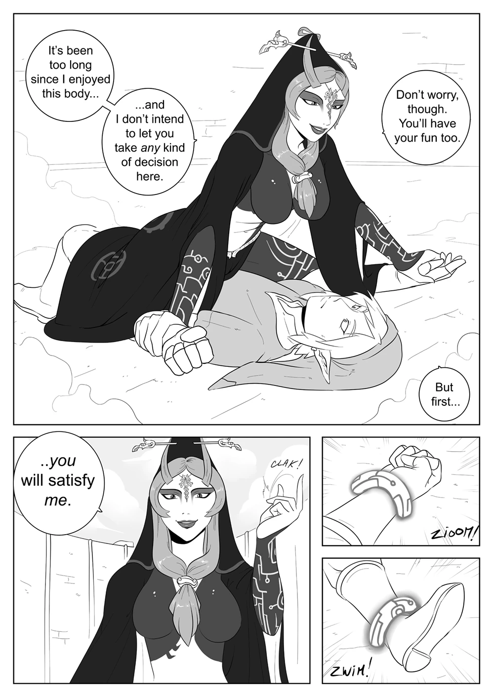 A link between Girls 2 - Queen Midna porn comic picture 6