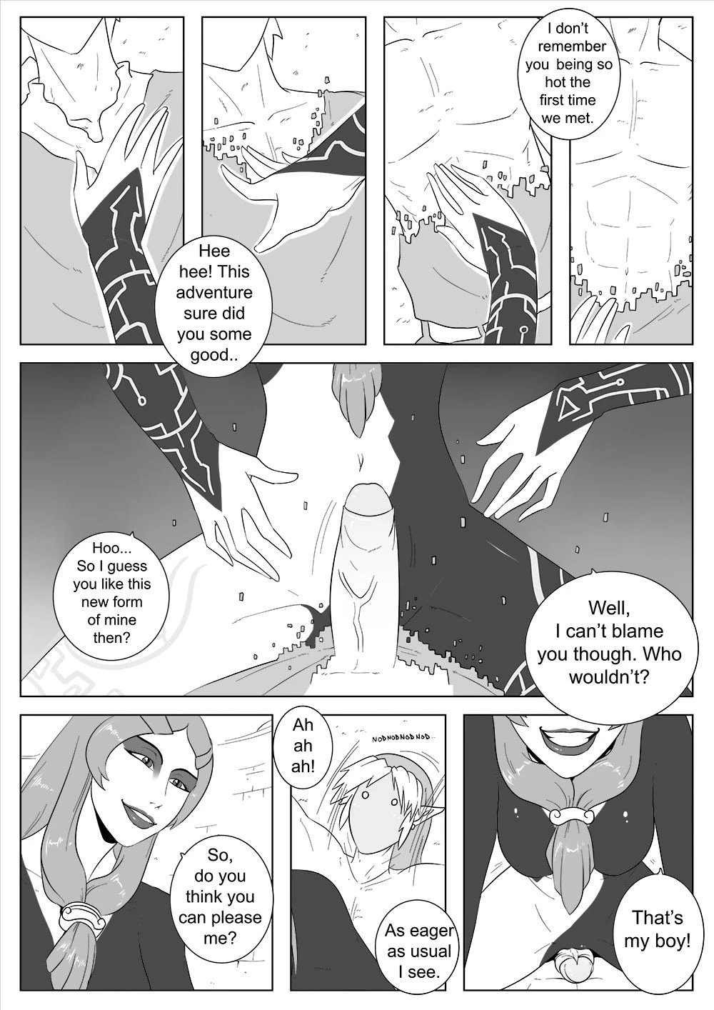 A link between Girls 2 - Queen Midna porn comic picture 8