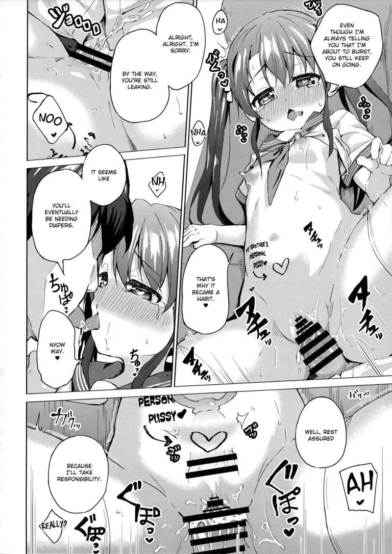 A Little Sister Is Exclusive Only for Her Big Brother porn comic picture 17