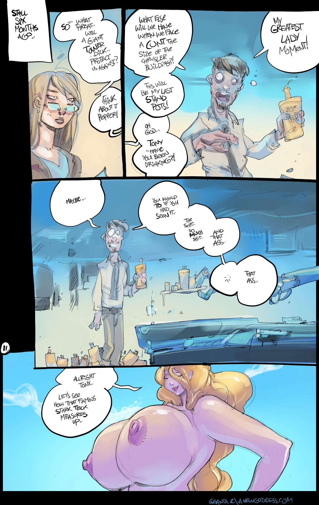 A New Goddess Part 2: The Battle For New York City porn comic picture 11