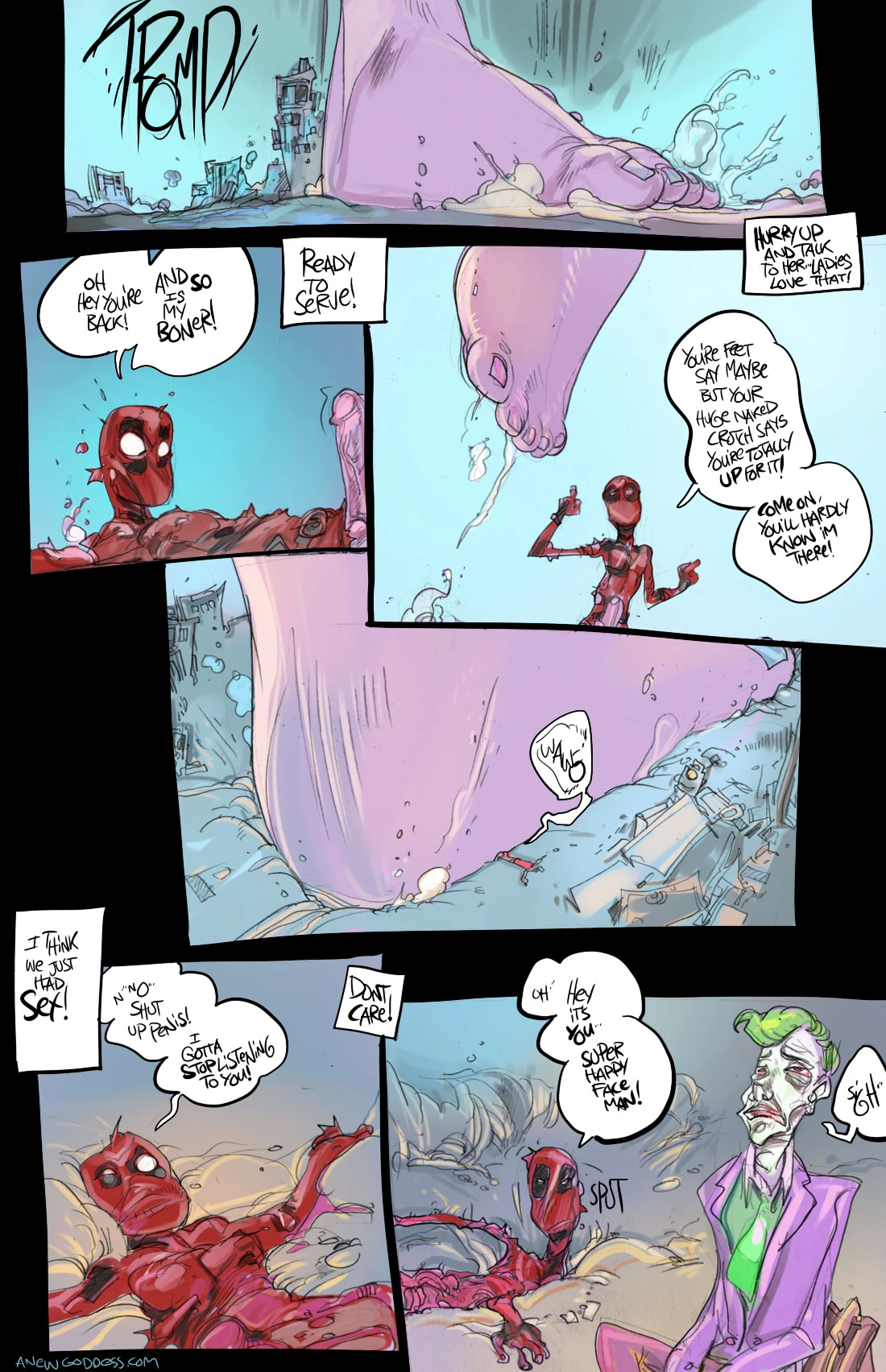 A New Goddess Part 2: The Battle For New York City porn comic picture 28