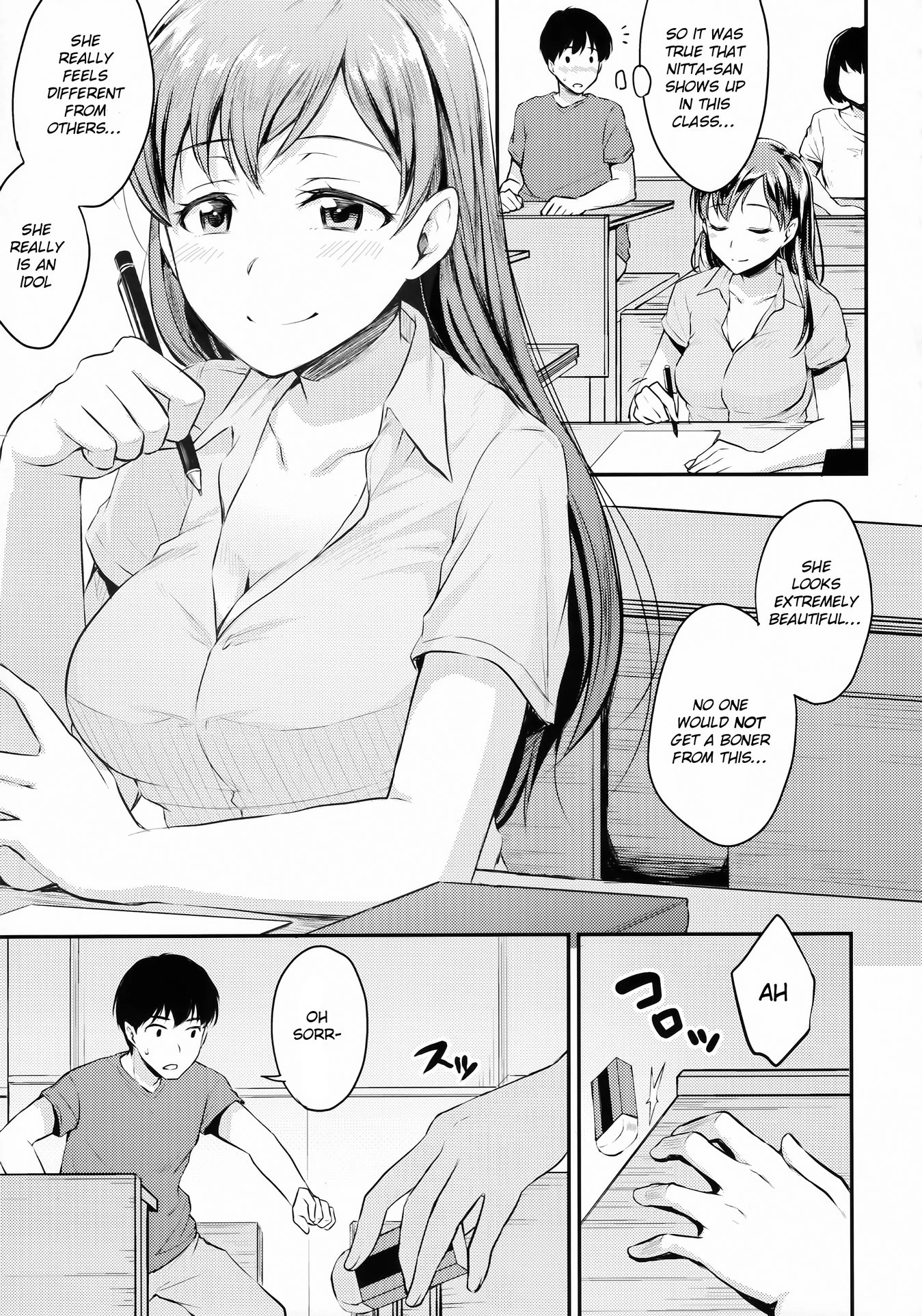 A School with Nitta-san | Nitta-san no Iru Gakko porn comic picture 2