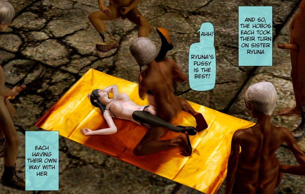 Act of Charity 2 - Relief for the Homeless porn comic picture 53