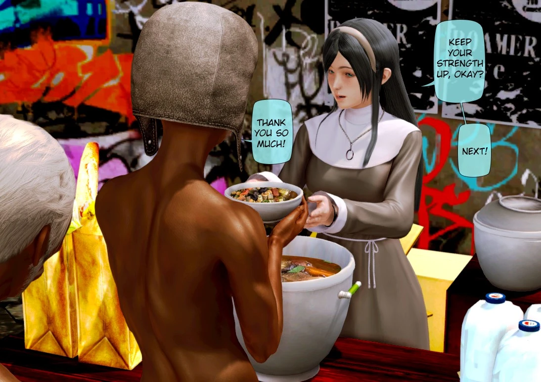 Act of Charity 2 - Relief for the Homeless porn comic picture 6