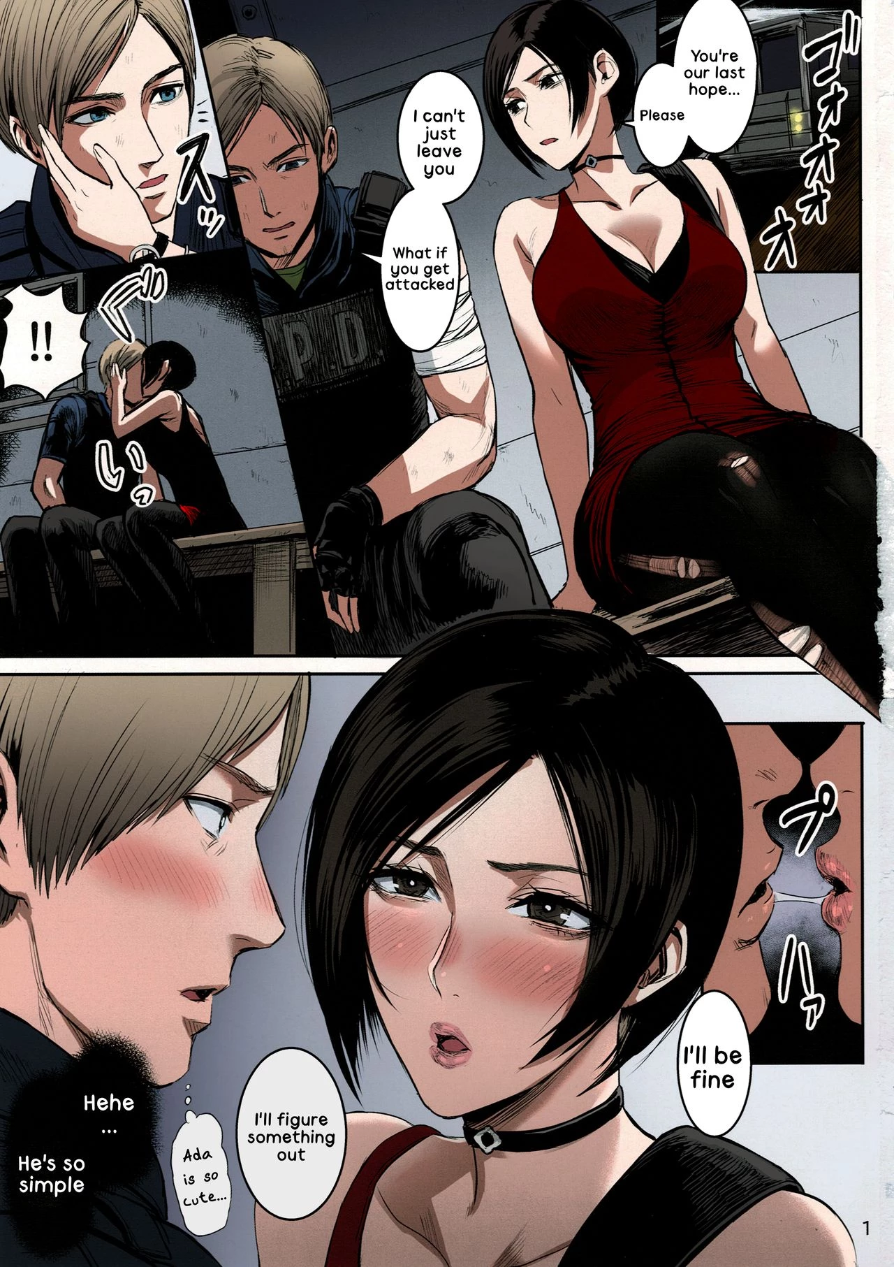 Ada Wong no Irojikake Kanseiban [Colorized] porn comic picture 2