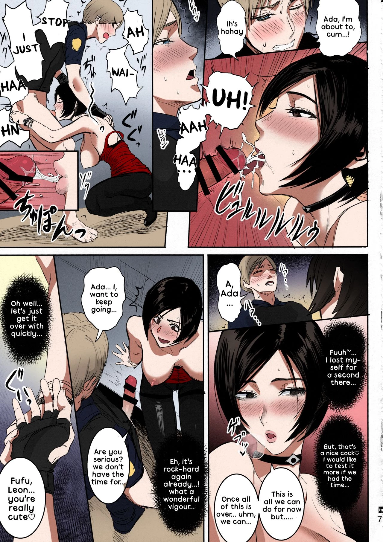 Ada Wong no Irojikake Kanseiban [Colorized] porn comic picture 8