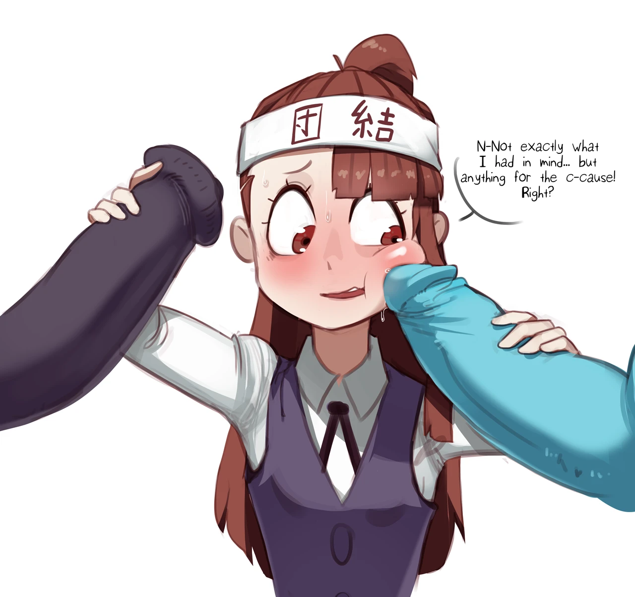 Akko Solidarity 10hr porn comic picture 3