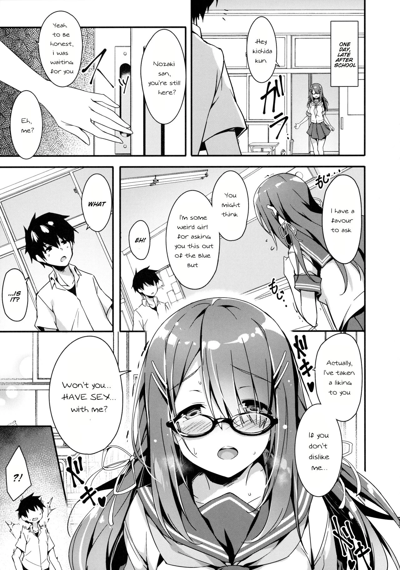 Akogare no Kanojo to Punt no Zureta Boku porn comic picture 4