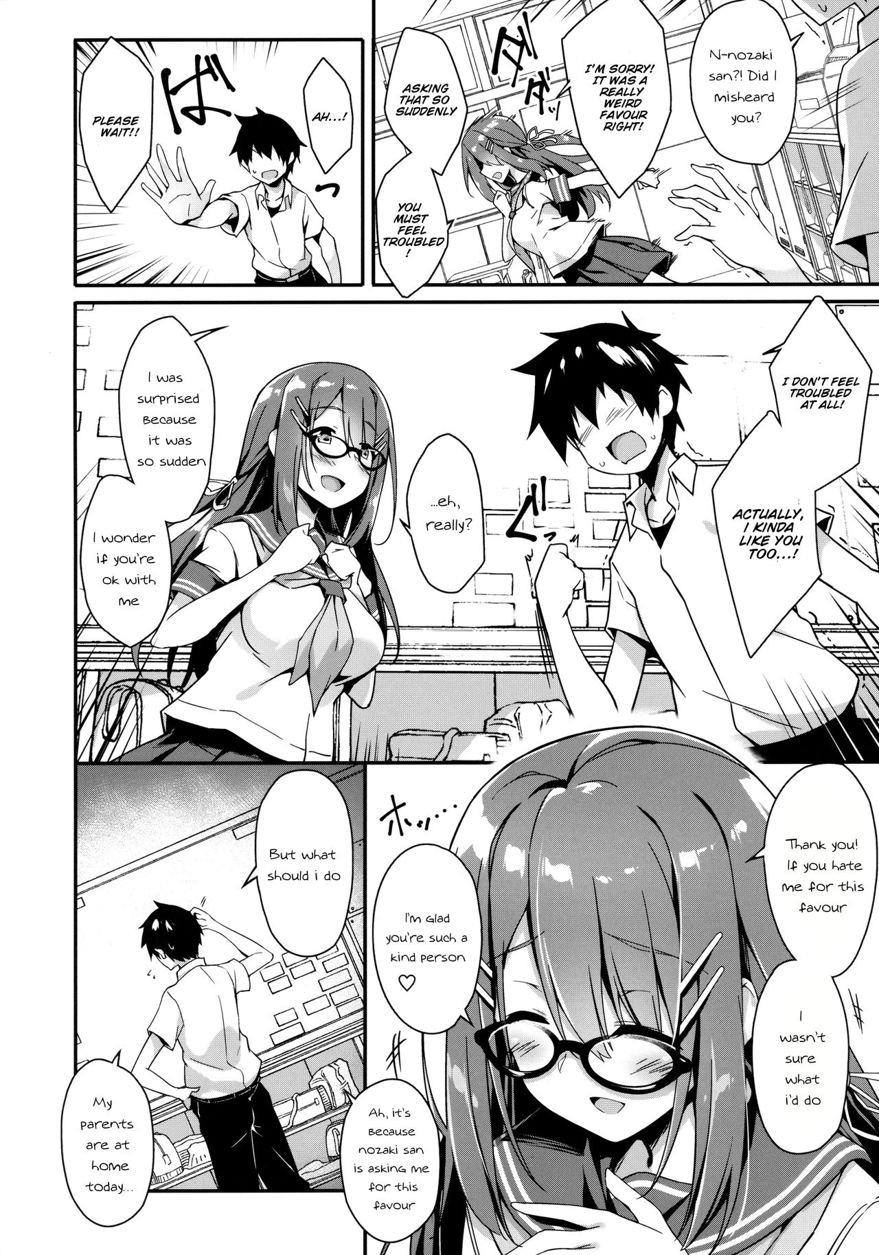 Akogare no Kanojo to Punt no Zureta Boku porn comic picture 5