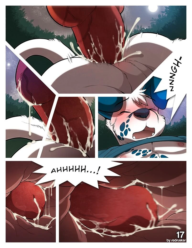 Alone in the woods porn comic picture 18