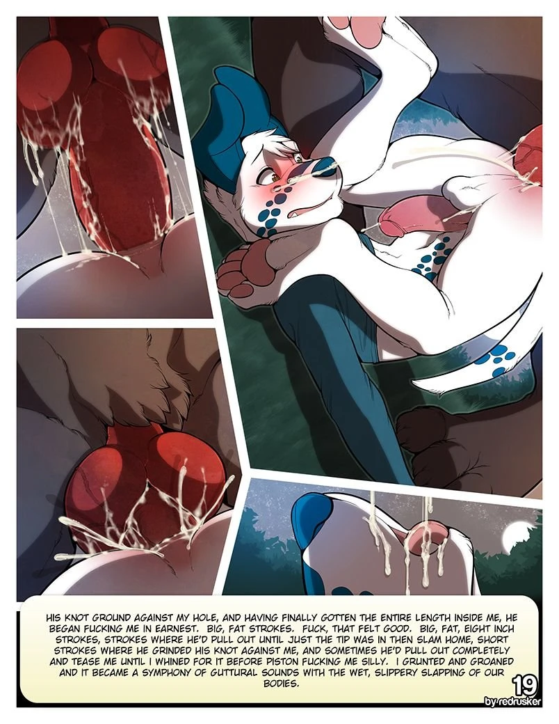 Alone in the woods porn comic picture 20