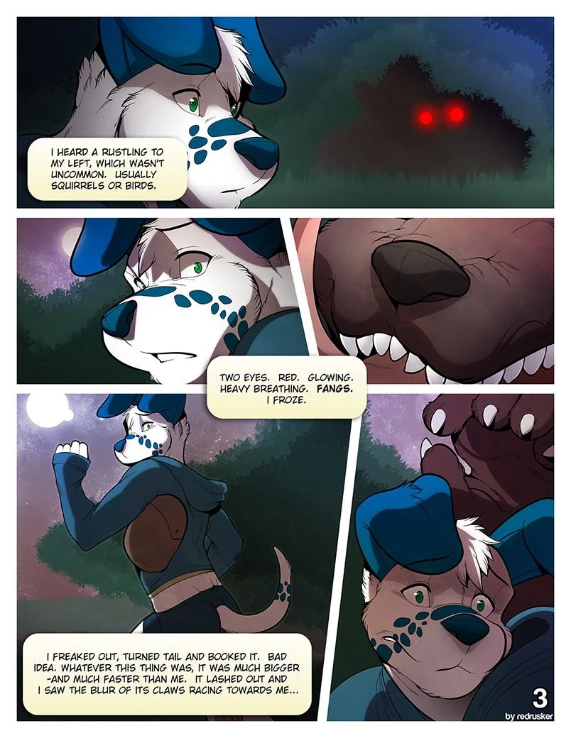 Alone in the woods porn comic picture 4