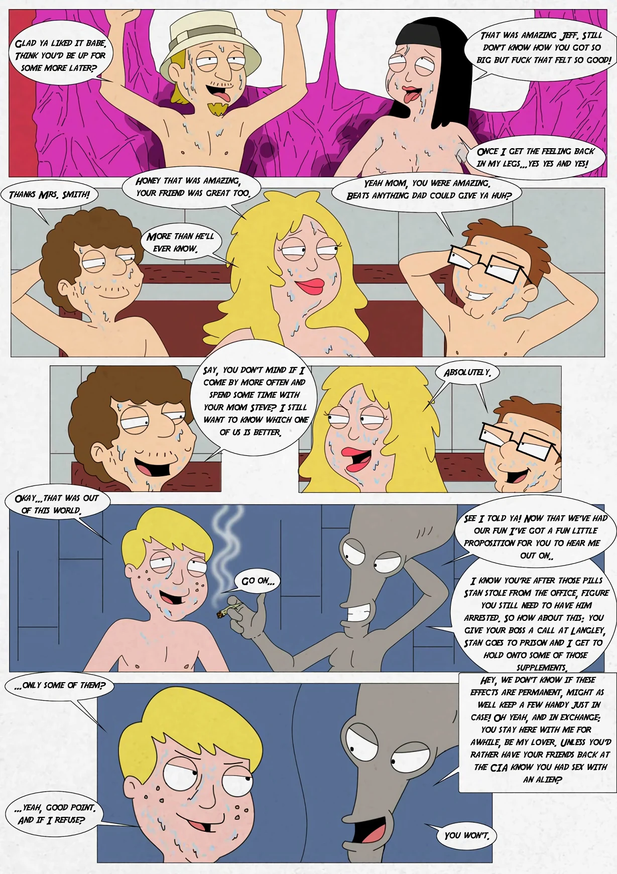 American Dad! Hot Times On The 4th Of July! porn comic picture 22