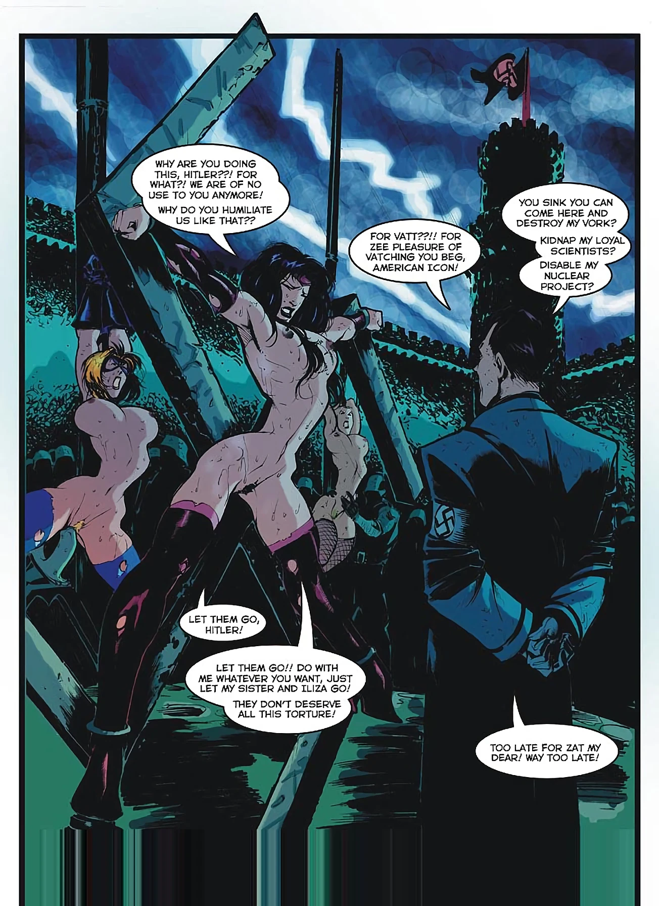 American Icon - Against The Evil Nazis 03 porn comic picture 14